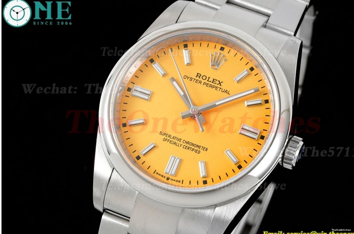 A3230 Oyster Perpetual Stk GMF SS Yellow 36mm SS 126000 0310